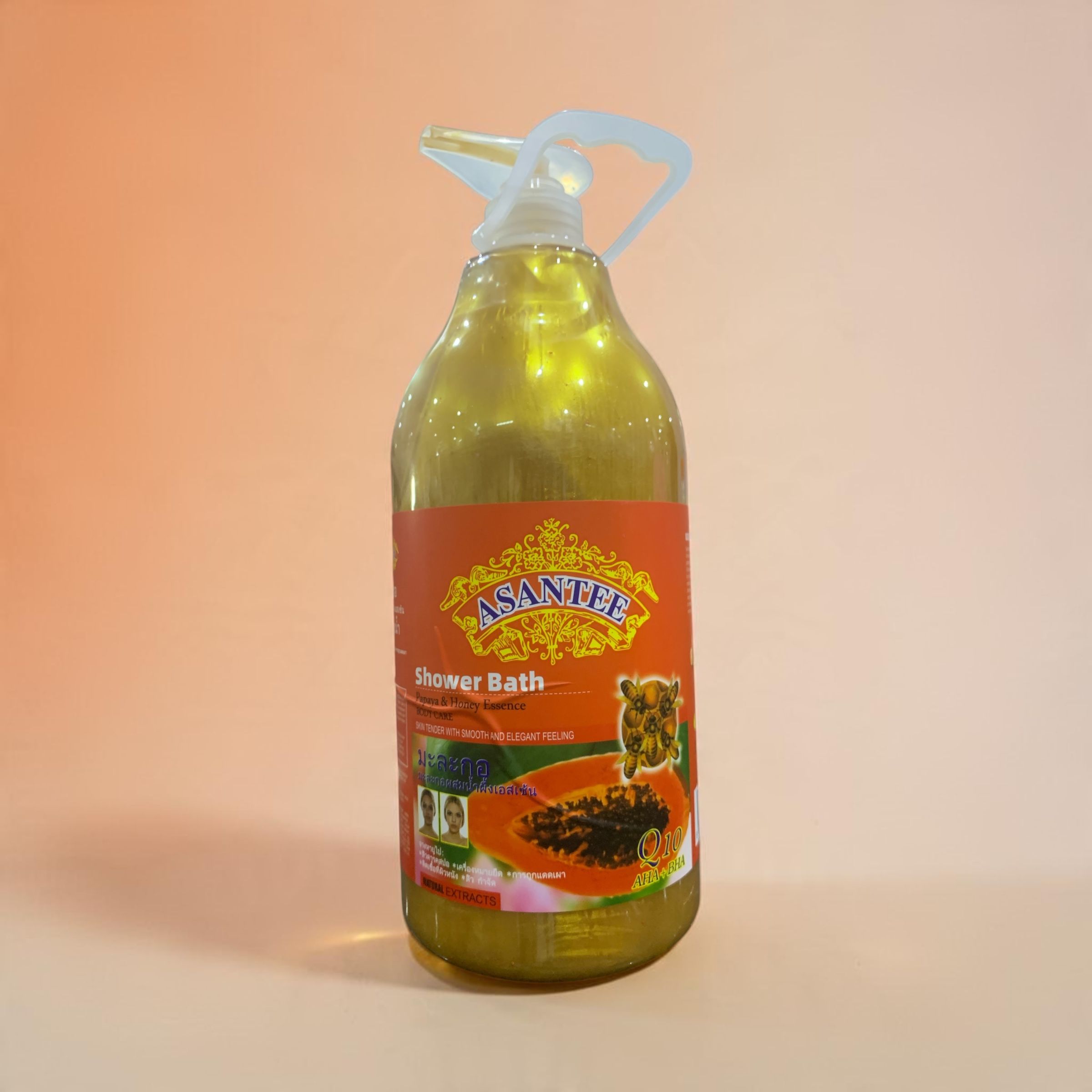 ASANTEE PAPAYA &AMP; HONEY SHOWER BATH 1950ML